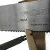 GRÜNTEK Piranha Garden and Carpenter's Saw with 2 Blades for Coarse and Fine Cut Hand Saw Japanese Saw with Slide Cutting System