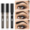 Eyebrow Gel Dark BrownEyebrow Cream With BrushHighly Pigmented Eyebrow Gel Long Lasting Natural Tinted Brow Gel For Eye Brow Makeup Brow Color Ve
