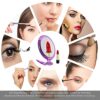5Inch,20X Magnifying Mirror, Two Sided Mirror, 20X/1X Magnification, Folding Makeup Mirror with Handheld/Stand,Use for Makeup Application, Tweezi