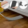Jetcloud Gap Dust Cleaner Retractable 2.5meter Microfiber Gap Dust Brush Flexible Long Handle Flat Gap Duster with Extendable Pole 2 Cloth Cover