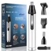 Ear Nose Hair Trimmer for MenProfessional USB Rechargeable Painless Mens Electric Nose Hair trimmer4 in 1 Lightweight Waterproof Ear and Nose Hai