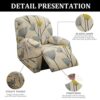 Jaotto Copripoltrona Relax Reclinabile, Fodere Copripoltrona 1 Posto Universal, Modern Copripoltrona Relax Elettrica Reclinabile Con Bag Lavabile