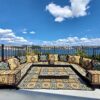 U Shaped Arabic Floor Sofa Set Black Floor Cushions Balcony Patio Sofas Pallet Sofa Ethnic Sofa Moroccan Sofas Sectional SofasPouffs U Sofa Full