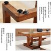 WANGQW Low Table Vintage Tea Table Tea Ceremony Table Zen Table Computer Desk for Tatami Height Coffee Table Living Room Small Long Japanesestyle