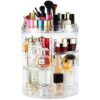 Boxalls Makeup Organiser Rotating Plus Size 8 Layer Large Capacity 360 Degree Cosmetics Organiser Spinning Make up Stand Clear Skincare Makeup Ca