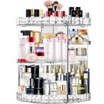 Makeup Organiser 360 Degree Rotating 7 Adjustable Layers Large Capacity Cosmetic Organiser Transparent Make Up Organisers and Storage