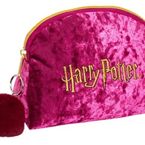 Harry Potter Make Up Bag for Women Girls Pencil Case Double Sided Velvet Cosmetic Toiletries Bag Travel Accessory Gift