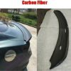 XJARVI Carbon Fiber Car Trunk Spoiler for Ford Mustang GT V8 V6 Coupe GT350 2015-2018, Premium Anti Scratch Trunk Tail Wing Modified Compatible C
