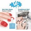 Nail Polish Remover2 Packs  Professional Removes SoakOff Nail Polish in 35 Minutes for Natural Gel Acrylic Sculptured Nails Quickly  Easily Not H