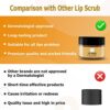HerbOrganic Brown Sugar Lip Scrub  30 g  Dead Sea Salt Jojoba Oil and Sweet Almond Oil Smooth and Organic Skin Care Lip Balm