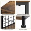 smusei Nightstands Set of 2 Bedroom Small End Tables with Charging Station for Small Spaces 2 Tier Farmhouse Night Stands Bedside Tables with Sto