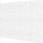 KEIBIKEIDI Hanging Room Divider Screens Made of Environmentally PVCSimple and Modern White Hanging Panel Screen for Decoration Home Livingroom Be