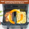 Silicone Air Fryer Liners for Ninja Air Fryer Dual Pack of 2, Reusable Air Fryer Silicone Liner for Ninja Air Fryer Accessories, Airfryer Liners