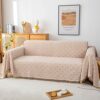 LHGOGO Sofa Throws Large 3 Seater Sofa Throw Blanket Versatile Reversible Throws for sofas Large Throws for Settees Couch Bed and Chair with Deco