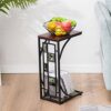 Side table type C antique style sofa coffee table coffee table suitable for homeroomoffice