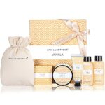 Spa Luxetique Spa Gift Set Bath Sets for Women Gifts 6pcs Vanilla Bath Gift Set Travel Gift Box with Hand Cream Body Lotion Shower Gel Bubble Bat