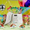 7th Heaven Pamper and Party Face Mask Bundle  Contains 10 Moisturising and Cleansing Facial Skincare Masks Silver Cosmetics Bag and a Soft Cleans