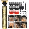 Electric Hair Clippers for MenProfessional Beard Trimmer Men CordlessPrecision TBladed with6 Limit CombsOutliner Grooming Baldheaded ShaverUSB Ty