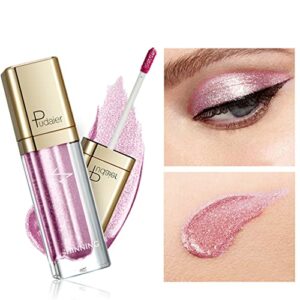 Liquid Glitter Eyeshadow  Eyeliner Pen Highly Pigmented Shimmer Eyeshadow Long Lasting Waterproof QuickDrying Metallic Gloss Sparkling Eye Shadow