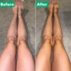 Organic  Natural Self Tanner  Sunless Tanning Lotion  NonStreaking Cream Develops a Bronze and Golden Self Tan in a Few Hours  NonToxic and DyeFr