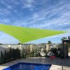 Qdreclod Sun Shade Sail Awning 2x2x2m for Outdoor Sun Protection Garden Patio Yard Party Waterproof Sunscreen Shelter Awning Sail Canopy 90% UV B