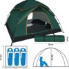 GEEDIAR Automatic Pop Up Tent for 3-4 Person,Upgraded Camping Tent Waterproof & UV Protection Instant Portable Dome Tent with Carrying Bag for Fa
