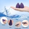 Makeup Sponge Blender Start Makers 8Pcs Makeup Blender Beauty Foundation Sponge Set Concealer Sponge for Flawless Coverage Sponges for Liquid Fou