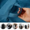 miuline Large Bean Bag Chair Sofa Couch Cover Without Filler Cover Only Lazy Lounger High Back Bean Bag Chair With Three Side Pockets for Adults