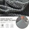 Super Stretch Sofa Cover 1 2 3 4 Seater L Shape, WearResistant Spandex Corner Sofa Cover Non Slip Sofa Slipcovers with Elastic Bottom, Great for