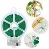50m Garden Twistee Tie, 164ft Plant Twist Wire with Dispenser and Cutter for Gardening, Tomato, Vines, Shrubs and Flowers, Great for Organising,