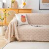 LHGOGO Sofa Throws Large 3 Seater Sofa Throw Blanket Versatile Reversible Throws for sofas Large Throws for Settees Couch Bed and Chair with Deco