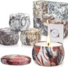 Yinuo Mirror Scented Candles Gifts Set for WomenAromatherapy Candles for Home Scented12 Pack 2.5 oz Soy Wax Jar Candle Mother Day Brithday Stress