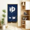 LIGICKY Noren Japanese Style Doorway Curtain Two Cats Bathing in Hot Spring Printed Door Tapestry Room Divider Curtains 33.5 Width x 59 Long Navy