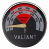 Valiant Magnetic Log Burner & Stove Thermometer-Red, 63mm