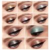 10 Pcs Liquid Glitter Eyeshadow Metallic Shimmer Glitter Eyeshadow Sweatproof Makeup Set Matte Glitter Pressed All Highly Pigmented Blending Powd