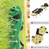 Newthinking Lawn Aerator Shoes, Heavy Duty Spiked Aerating Sandals, Garden Grass Aerator Spiked Sandals with Hook & Loop Straps, All-New Unique D