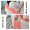 LDIW Bean Bag Chair Cover No Filler for Kids and Adults Premium Cotton Canvas sofa with Zipper Sack Bean Bag Memory Foam Beanbag Replacement Cove