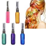 Hair Chalks For GirlsHair ChalkTemporary Hair Colour Spray Hair MascaraColoured Hairspray For KidsWash In Wash Out Hair ColourWash Out Hair Dye F