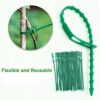 D.A.Y. Republic 50 Pieces 7" Adjustable Flexible Garden Twist Cable Ties for Supporting Plants, Fixing Vine, Trellis, Rose Arch, Climbing Support