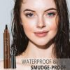 2PCS Eyebrow PenLongLasting BrowWaterproof Eyebrow PencilEyebrow Makeup Natural Professional EyebrowEyebrow Pen with Fork Tip Dark BrownGrey Brow