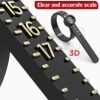 Dowsabel Ring Sizer Measuring Tool, Reusable Finger Size Measuring Tape with Magnified Glass, Clear and Accurate Jewelry Sizing Tool 1-17 USA Rin