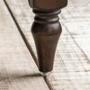 KIZQYN Side Table 23.6 Square Side Table in Black Walnut Wooden Rustic End Side Table 2 Tier Square Small Coffee Table Sofa Side Table Nightstand