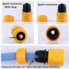 VReder Garden Hose Fitting Set, including Hose End Quick Connector, Hose Waterstop Aqua Stop Connector, 2in1 Threaded Tap Connector Faucet Adapte