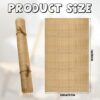 Cane Rattan Webbing Roll, 3.28ft x 17.7inch Woven Open Rattan Mesh Natural Rattan Webbing for Caning Projects Square Hollow Wide Rattan for DIY C