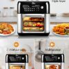 Air Fryer Oven, Uten 10L Digital Air Fryers Oven, Smart Tabletop Oven with 12 Preset Menus, LED Touch Screen Temperature and Control for Baking w
