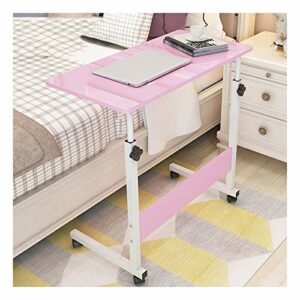Overbed table Days Overbed Table HeightAdjustablePortable And Sturdy Laptop Desk With Wheels Living Room Classroom Color  Solid wood Size  80x50x