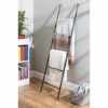 iDesign Towel Holder Ladder, Modern Towel Rack with Five Bars Made of Durable Metal, Practical Bathroom Accessory for Hand Towels or Bath Towels,