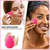 Hygea Beauty Makeup Sponge  Set of 5 Multicoloured NonLatex Soft Beauty Blender for Cream Powder and Liquid Teardrop  Multicolour