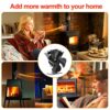 Tomersun Log Burner Fan Small 4 Blades Wood Burning Stove Fan Heat Powered Fireplace Fan Eco Fans Friendly Circulation for Wood/Log Burner/Firepl