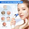 BEAUTYMAXX HYDRA 1 Blackhead Remover Vacuum  Pore Cleaner USB Rechargeable Acne Comedone Extractor Tool Machine with 5 Adjustable Suction Power a